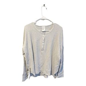 Offline by Aerie Waffle Henley Long-Sleeve Tee
